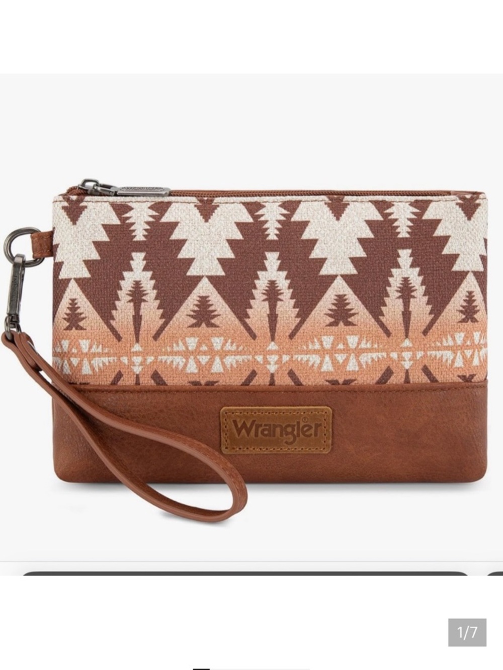 🆕 Wrangler Wristlet Wallet for Women Large Boho Clutch Purse Western Wallet